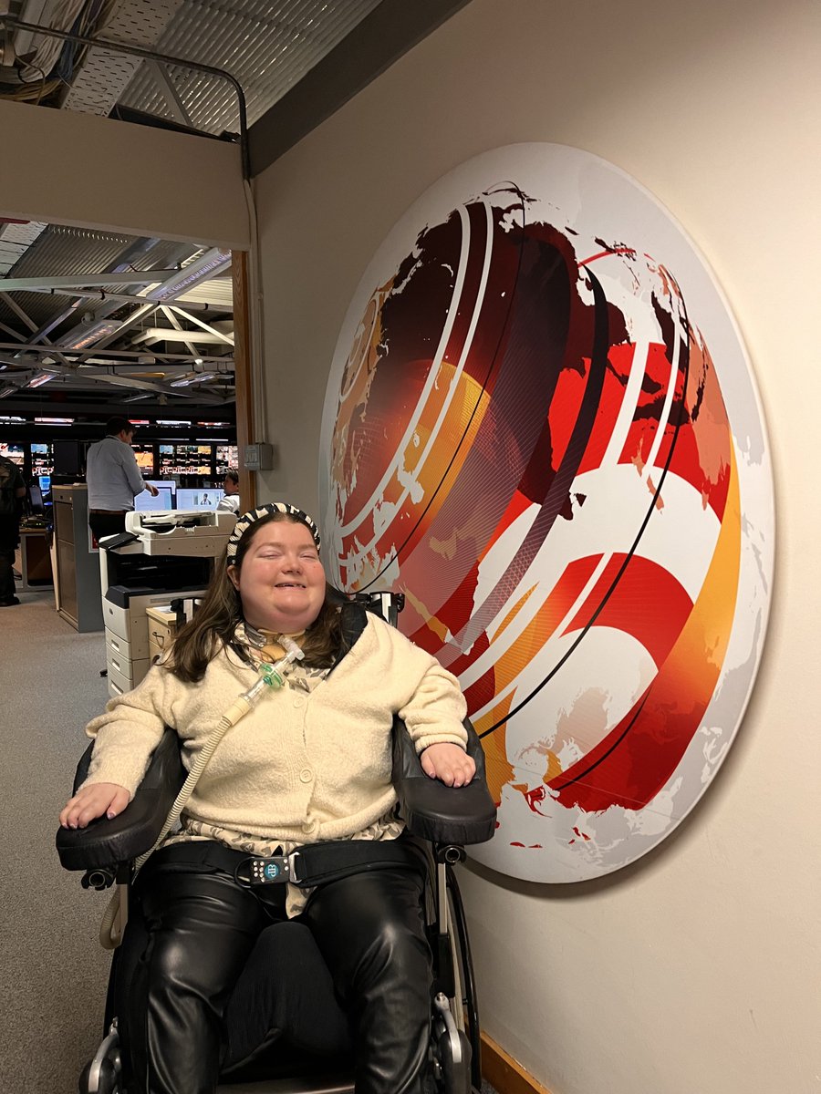 23 yrs ago today our daughter @Phoebslyle, then aged 3, was left paralysed from the neck down & ventilator dependant after a hit & run incident in Spain. Today she started her new job as a journalist/researcher in BBC NI. To say that we are proud of her is an understatement
