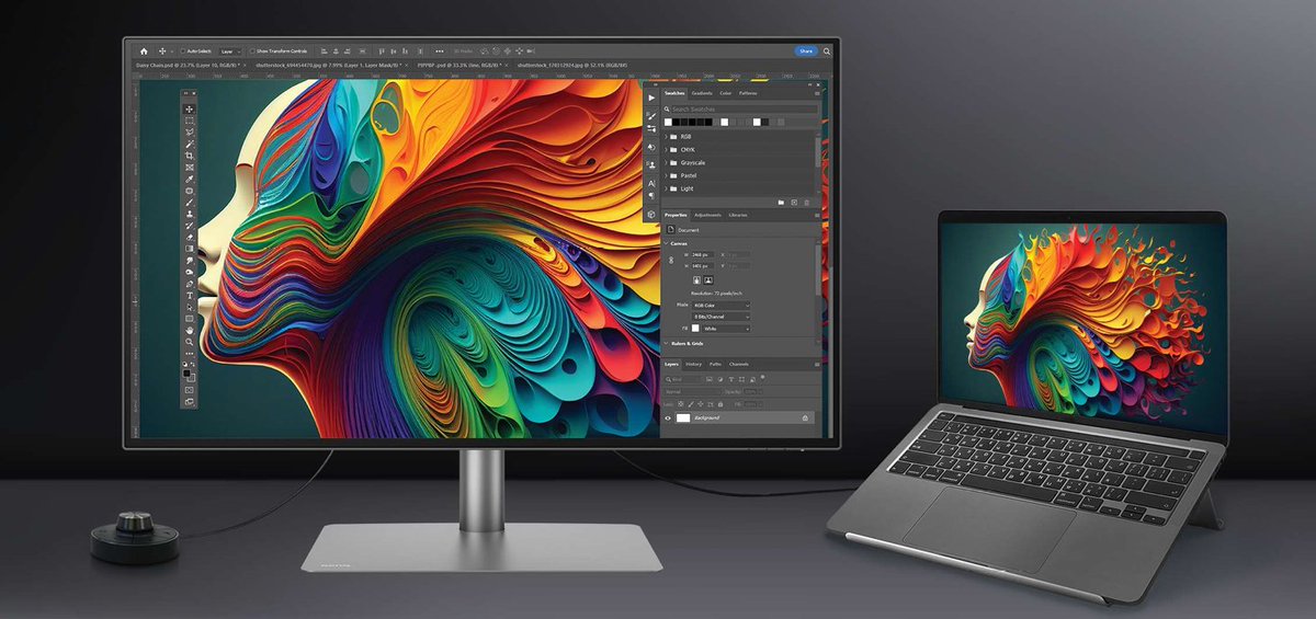 BenQ PD3225U 32' 4K designer monitor with AQCOLOR technology, Thunderbolt 3 launched in India 2fa.in/49sJDTu