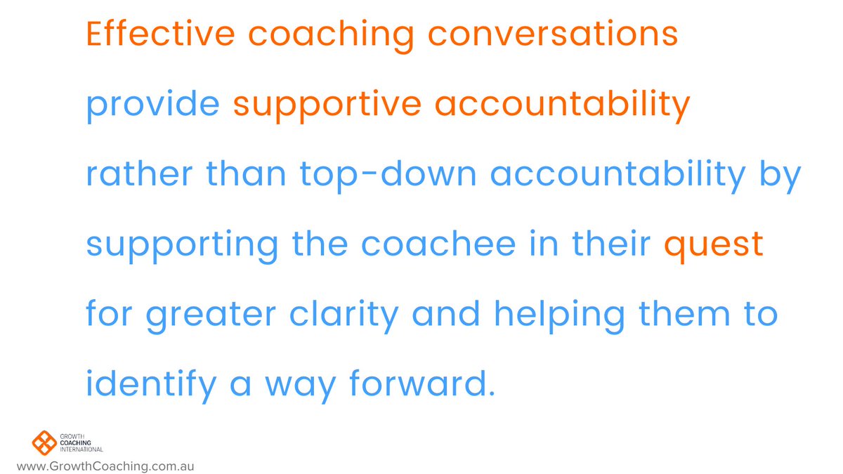 Integral to the coaching approach is a focus on next step action and follow up. More here: growthcoaching.com.au #educoach