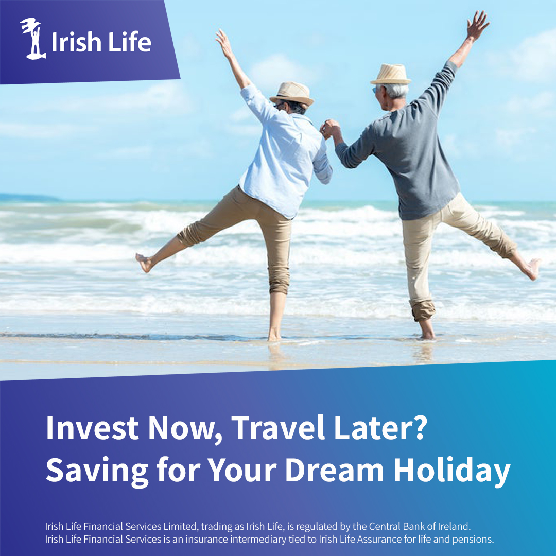 Saving up for a holiday is all well and good, but if you have a long-term holiday goal – perhaps for a milestone birthday in the 2030s – then looking at investments could be a good idea ➡ irishlife.ie/blog/save-mone…