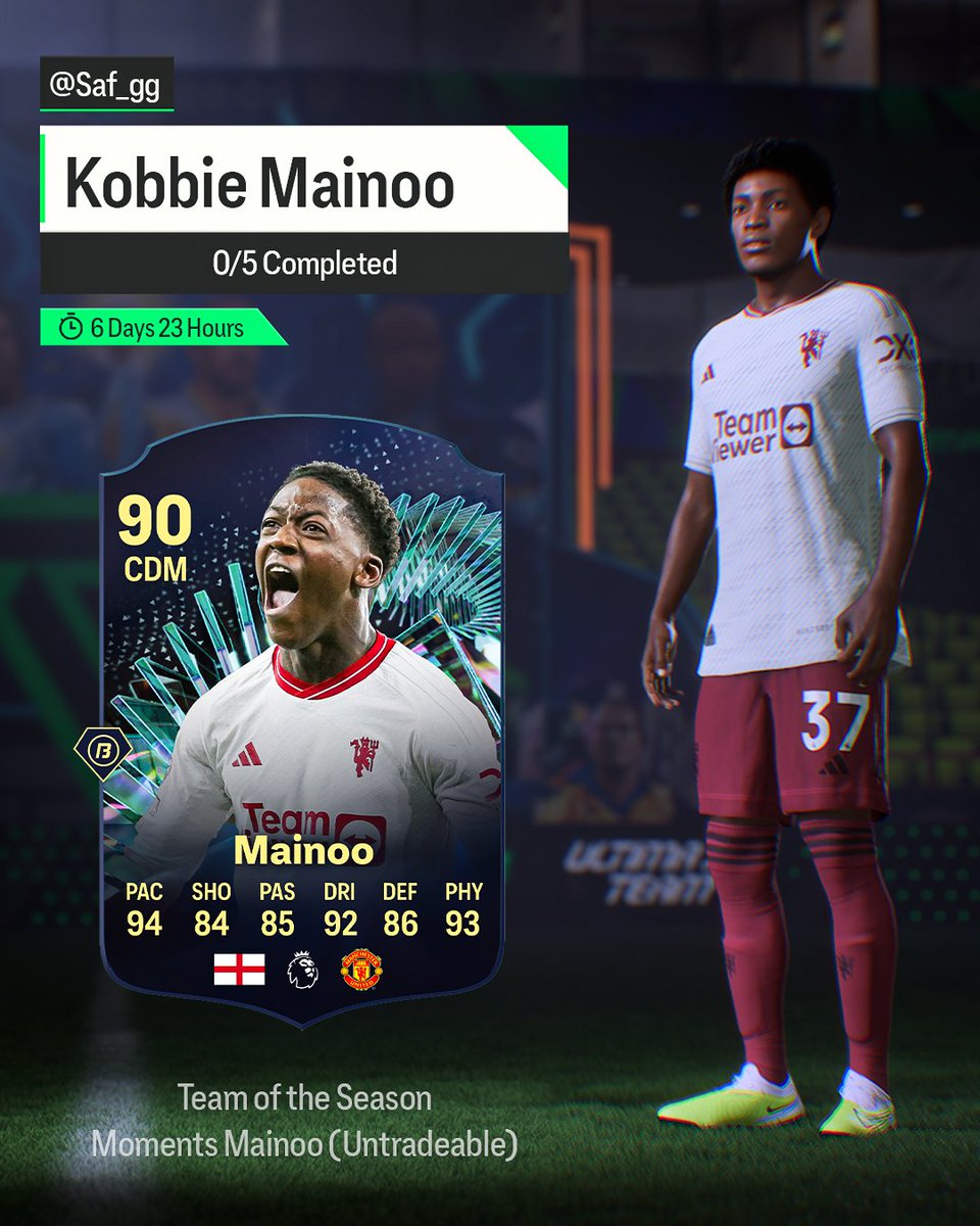 The BEST young player in the Premier League currently 🔥 Should he receive a TOTS Moments for his first Premier league goal against Liverpool 👀 #ManchesterUnited | @SAF__Boss | #Mainoo