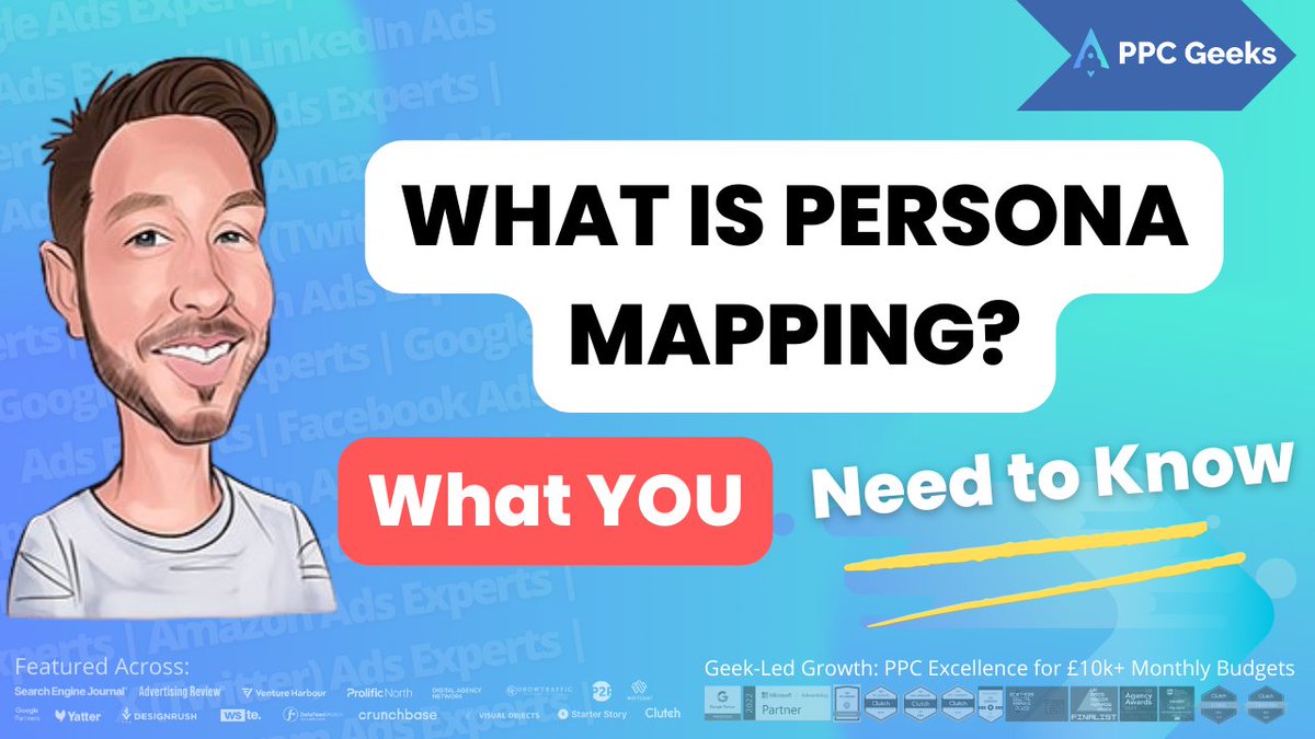 🚀 Dive into the world of #PersonaMapping with Dan, co-founder of PPC Geeks! Discover how to craft detailed customer profiles for better #PPCAds & eCommerce strategies 🎨👥. 

Watch now & subscribe for pro tips! ➡️ youtube.com/watch?v=Nhxyrv… 

#eCommerceTips