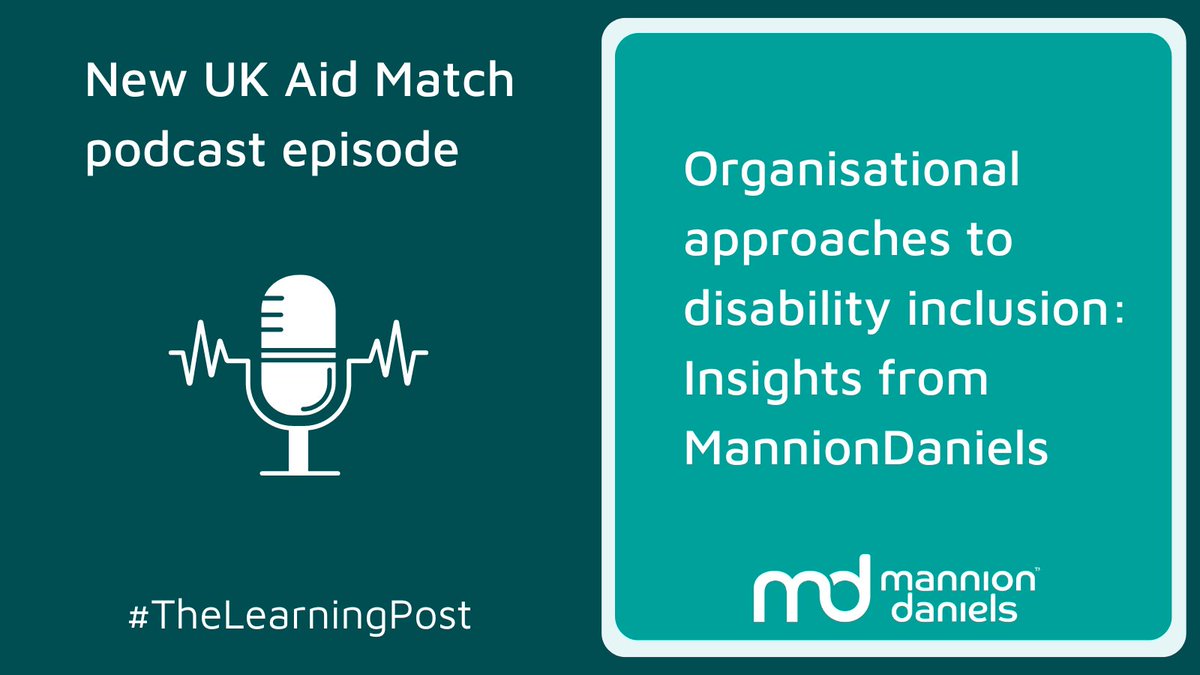 Does your org want to improve #disabilityinclusion but not sure where to start? In this podcast episode we share some practical advice on inclusive recruitment, accessible comms + how to manage reasonable adjustments. 🎙️the-learning-post.simplecast.com/episodes/suppo… #TheLearningPost #UKAidMatch