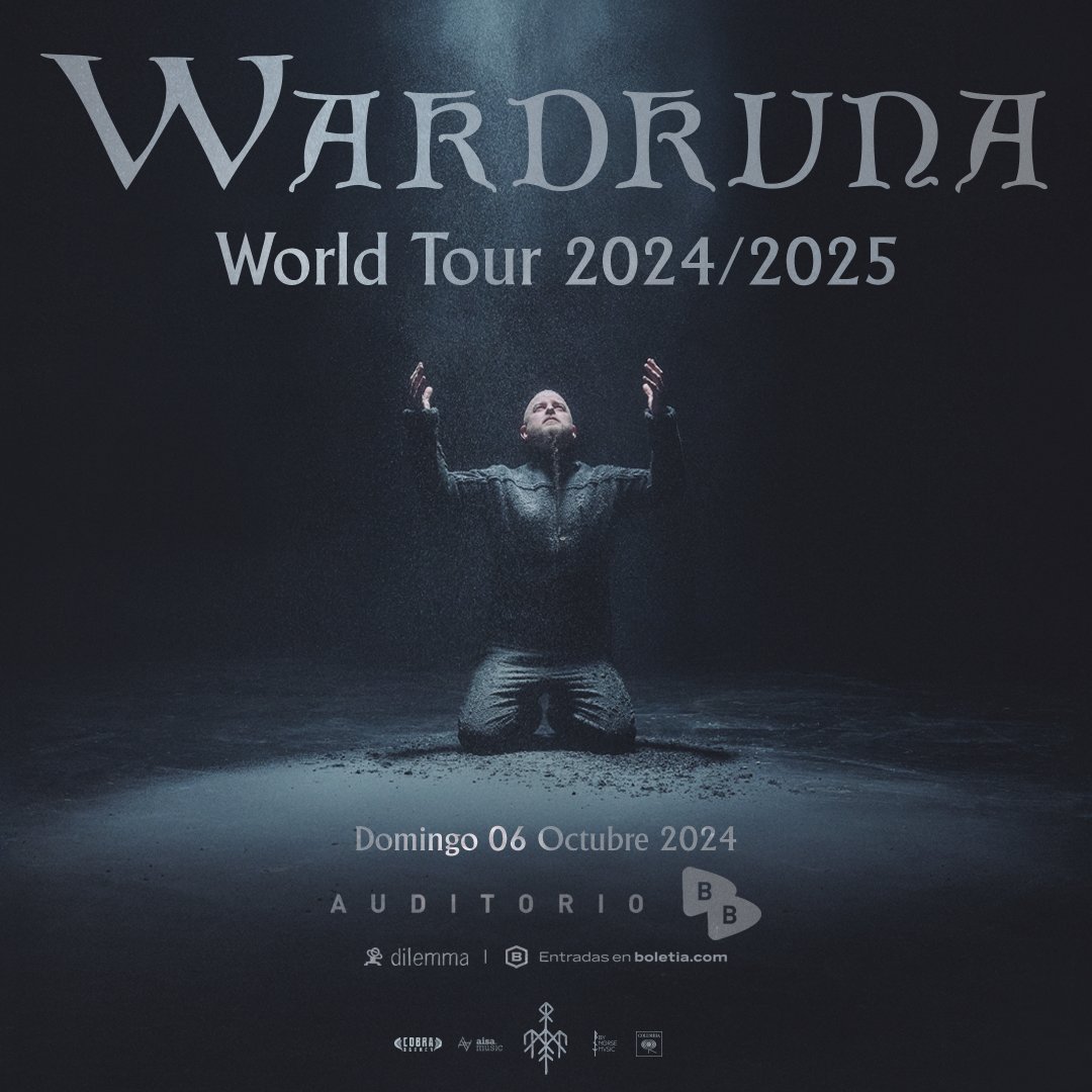 Por primera vez en México <a href="/Wardruna/">Wardruna</a>
6 de Octubre en Auditorio BB
Boletos disponibles a partir del Viernes 12 de Abril 3PM
Compra en línea: wardruna.boletia.com
Y taquilla de Auditorio BB
Entrada general: $950