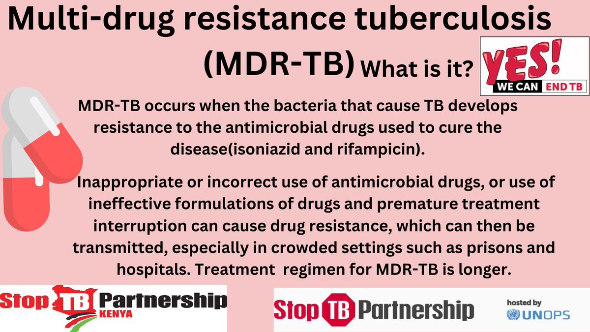#StayTBAware Drug resistance can be detected using special laboratory tests which test the bacteria for sensitivity to the drugs or detect resistance patterns. #TBAwareness #yeswecanendtb
