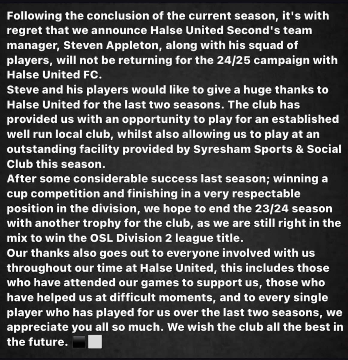 Halse United 2nd Team (@halse2nd) on Twitter photo 