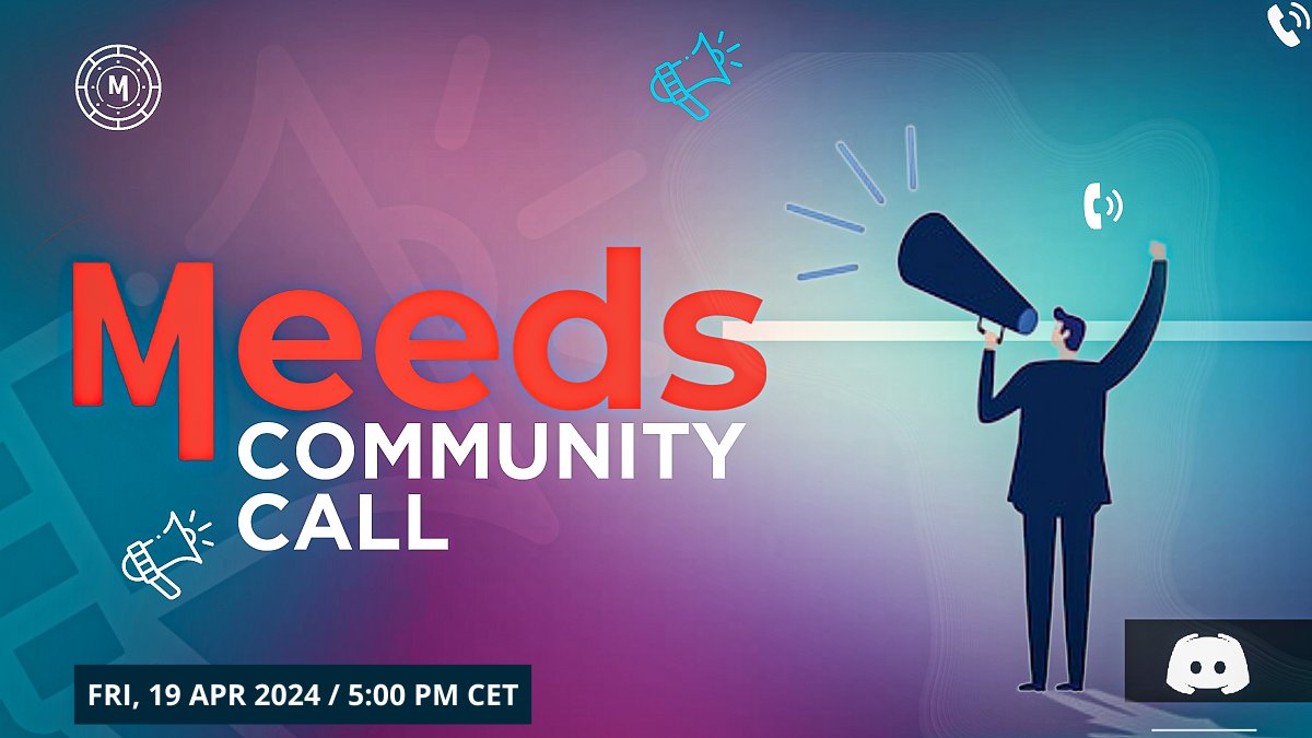 IoMeeds's tweet photo. π₯ Our next community call is scheduled, save the date
ποΈ April 19 at 5pm CET
On Discord: https://t.co/ms3M2tvVZv
Come for the latest updates on @IoMeeds, or ask any questions.
π points for all attendees https://t.co/SbRY3vfSUu