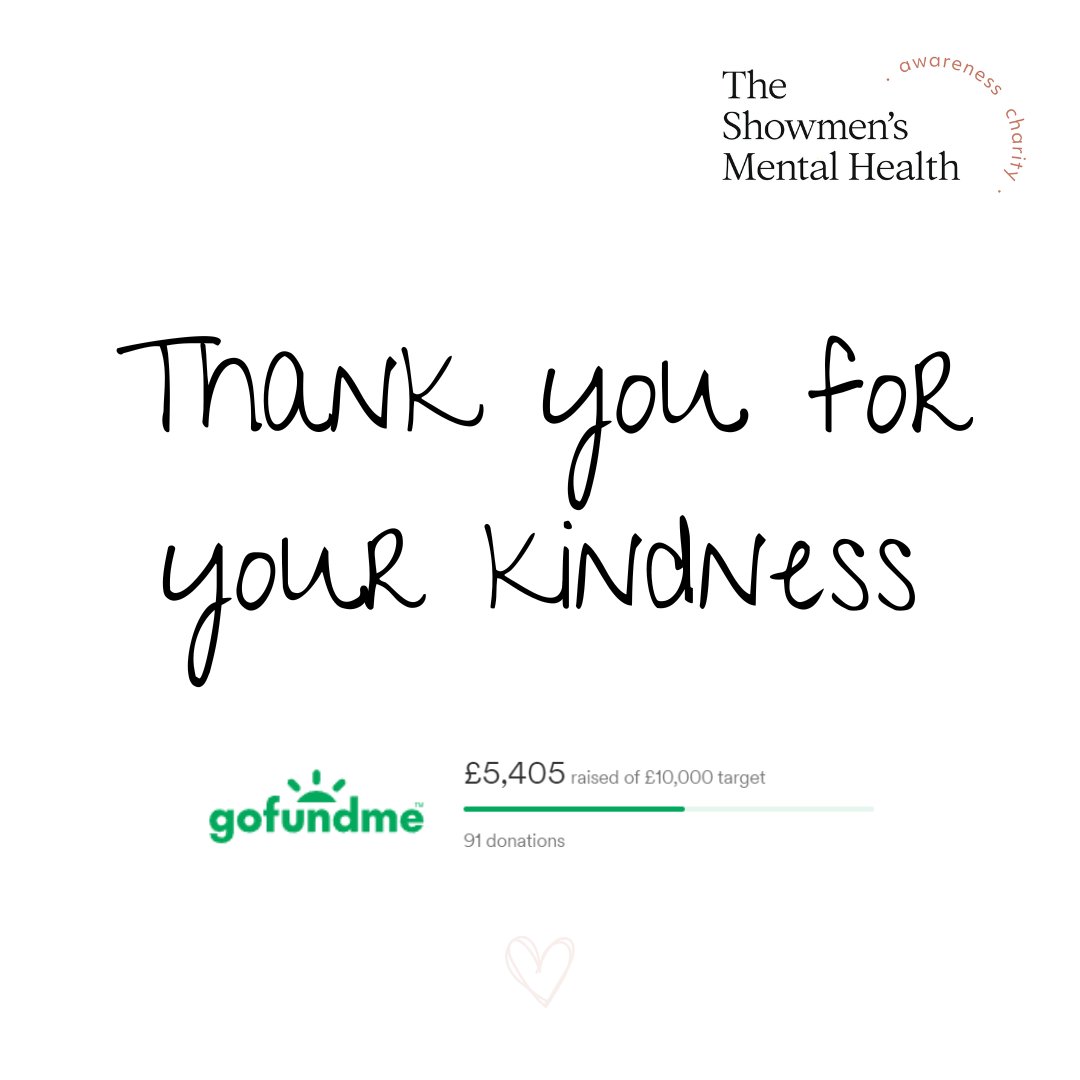 We cant thank you all enough for the support received on our Go fund me page set up by our dear friend Leighton Mills . Your generosity and kindness s truly inspiring.

With your help, we are making a real difference in the mental health of Showmen.

#showmenshealth #grateful