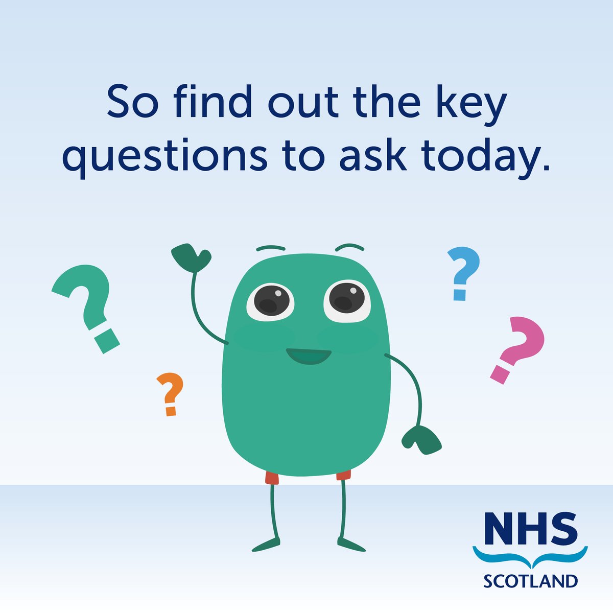 #ItsOKtoAsk! When you understand what's going on with your health, you can make better decisions around your care and treatment. Remember you can ask questions! For more info on questions to ask at your next appointment visit ➡️ nhsinform.scot/its-ok-to-ask @NHS24 #MyHealthMyRights