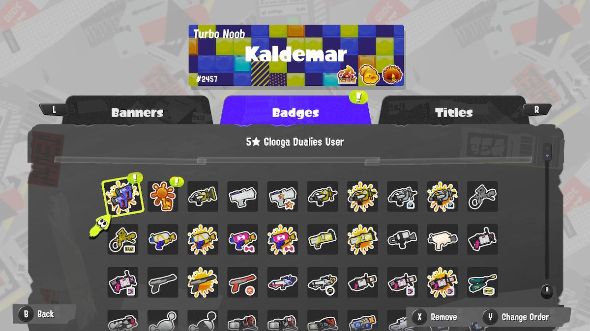 5 star Glooga and golden Booyah Bomb badges :]