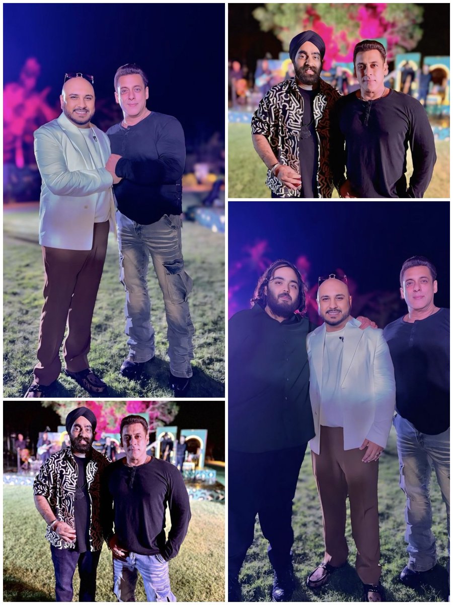 Latest Pics of Megastar Salman Khan from #Jamnagar 💥🔥 #SalmanKhan