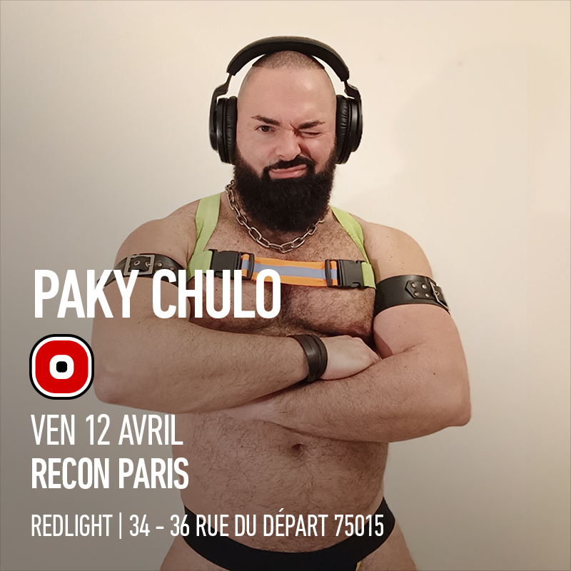 RECON PARIS DJs - FRI 12 APR, @PakyChulo, #Cenkk, #ManueG and #DamienBarthet, turn up the heat with a progressive fusion of deep house and techno, transforming REDLIGHT into an underground music and fetish playground of kink and queer clubbing hedonism. >> bit.ly/ReconParis12Ap…