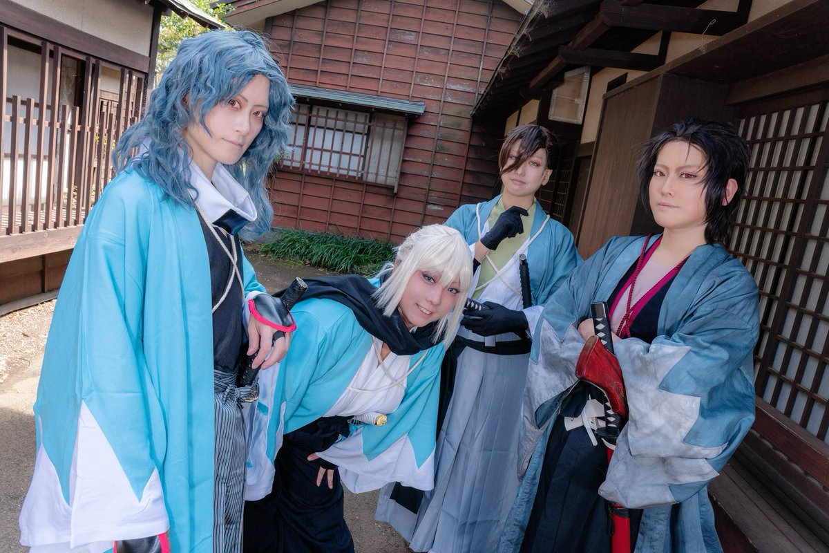 コスプレ/FGO】 沖田総司 新撰組 土方:@kirino98 山南:@suiga_ 斎藤