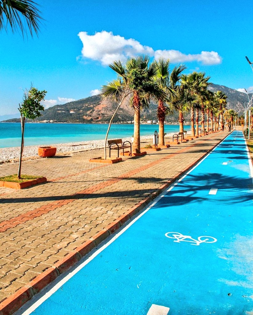 Mersin'in şirin ilçesi: Bozyazı 🌊🌴🚴🏼‍♀️🚴🏻‍♂️