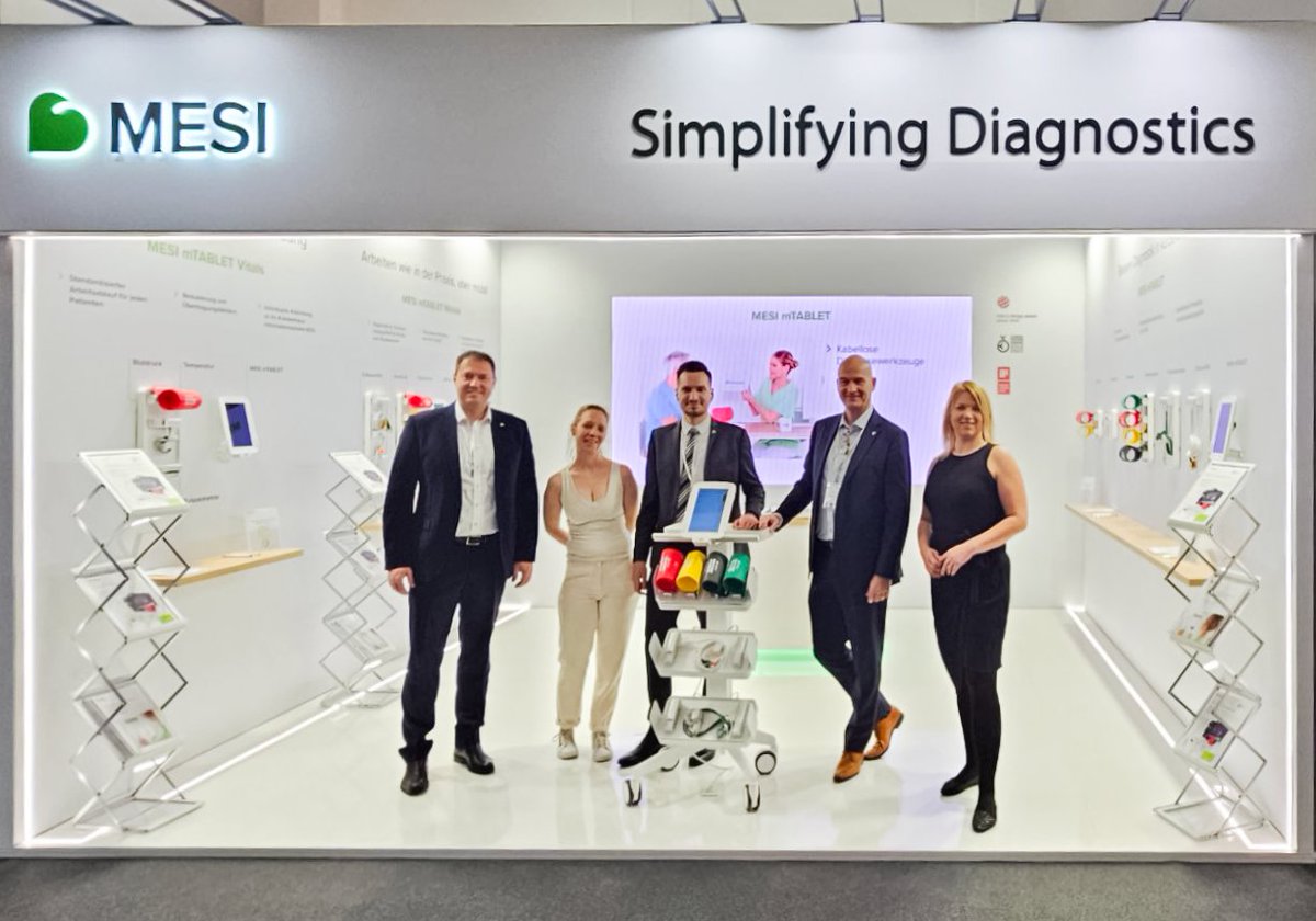 Hallo aus Berlin – from MESI’s first attendance of #DMEA, a central German event on healthcare digitalization. Meet us at Booth E-104! 

#MESIteam #innovationinhealthcare #MESImTABLET