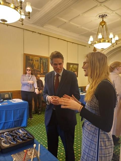 I attended the 'Can You See Us' Parliamentary event hosted by the Thomas Pocklington Trust - a charity supporting people with sight loss. There are over two million people living with sight loss in the UK and it is vital that we do all we can to make their environments safer.