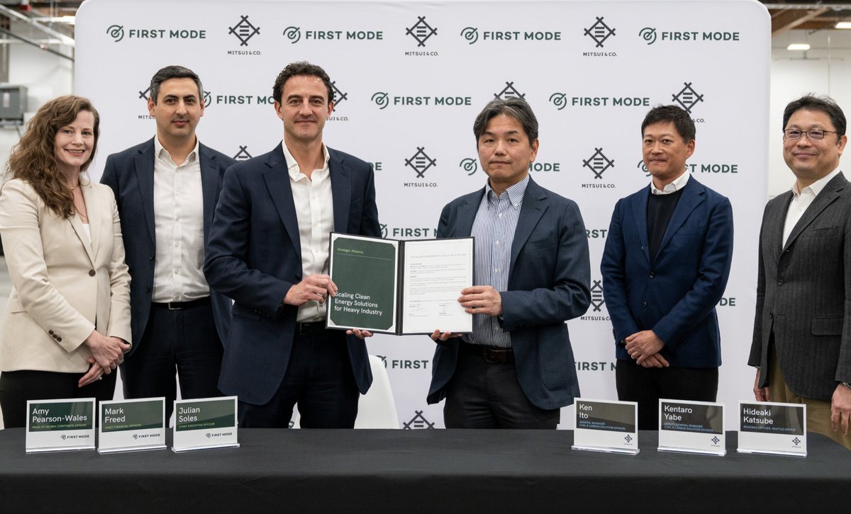 im_mining's tweet image. Congratulations to @FirstModeHQ for signing a strategic alliance with #Mitsui, the Japanese international trading company &amp;amp; investment group, to accelerate adoption of #lowcarbon &amp;amp; #zeroemissions #miningtruck #hybrid &amp;amp; #fuelcell retrofits, at scale tinyurl.com/43x96v7d