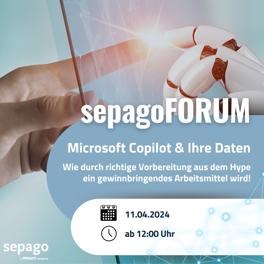 sepago GmbH (a PROACT company) tweet media