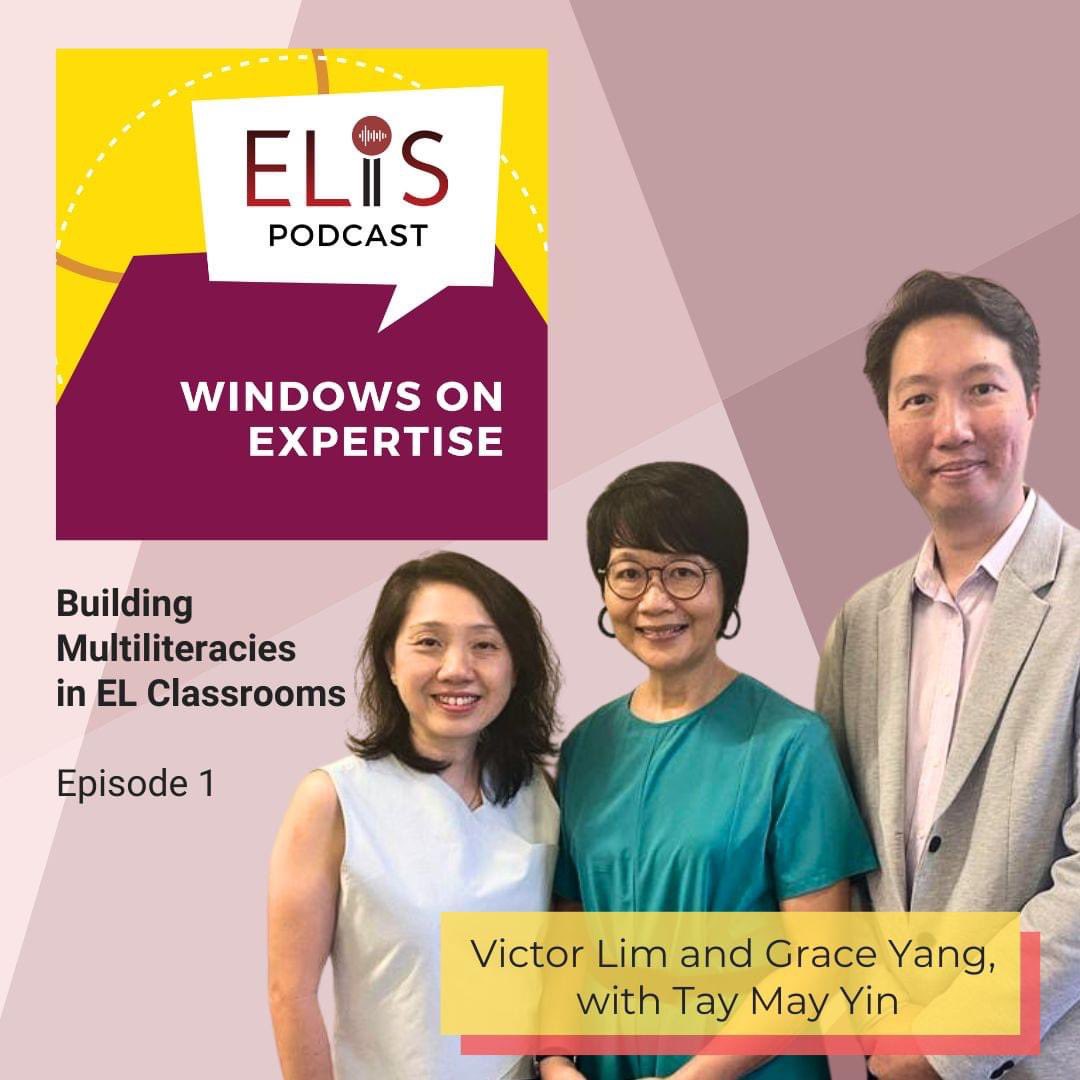 Thrilled to have contributed to ELIS Singapore’s podcast on multiliteracies. :) go.gov.sg/elispodcast Youtube: youtu.be/v2iefM_FOw0?si… Spotify: open.spotify.com/episode/4H8SIc… #englishlanguage #teachersonpodcast