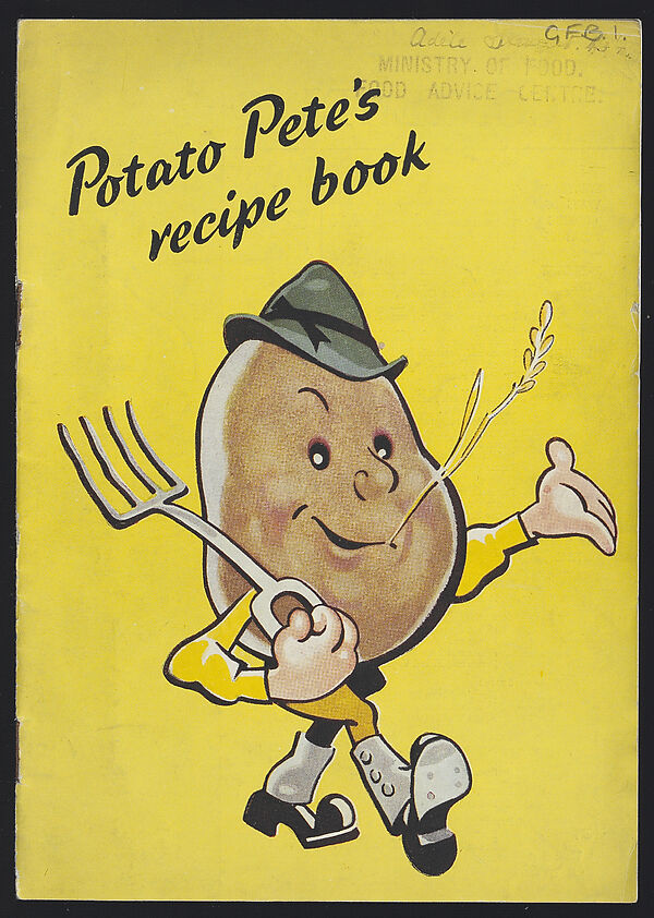 Todays #Archive30 comes from the @natlibscot -a collection of recipes books and leaflets from the First and Second World Wars, designed to help people adapt to wartime rationing. Shout-out to Potato Pete! 🥔 #ArchiveCollection @ARAScot Ref: GFB.1