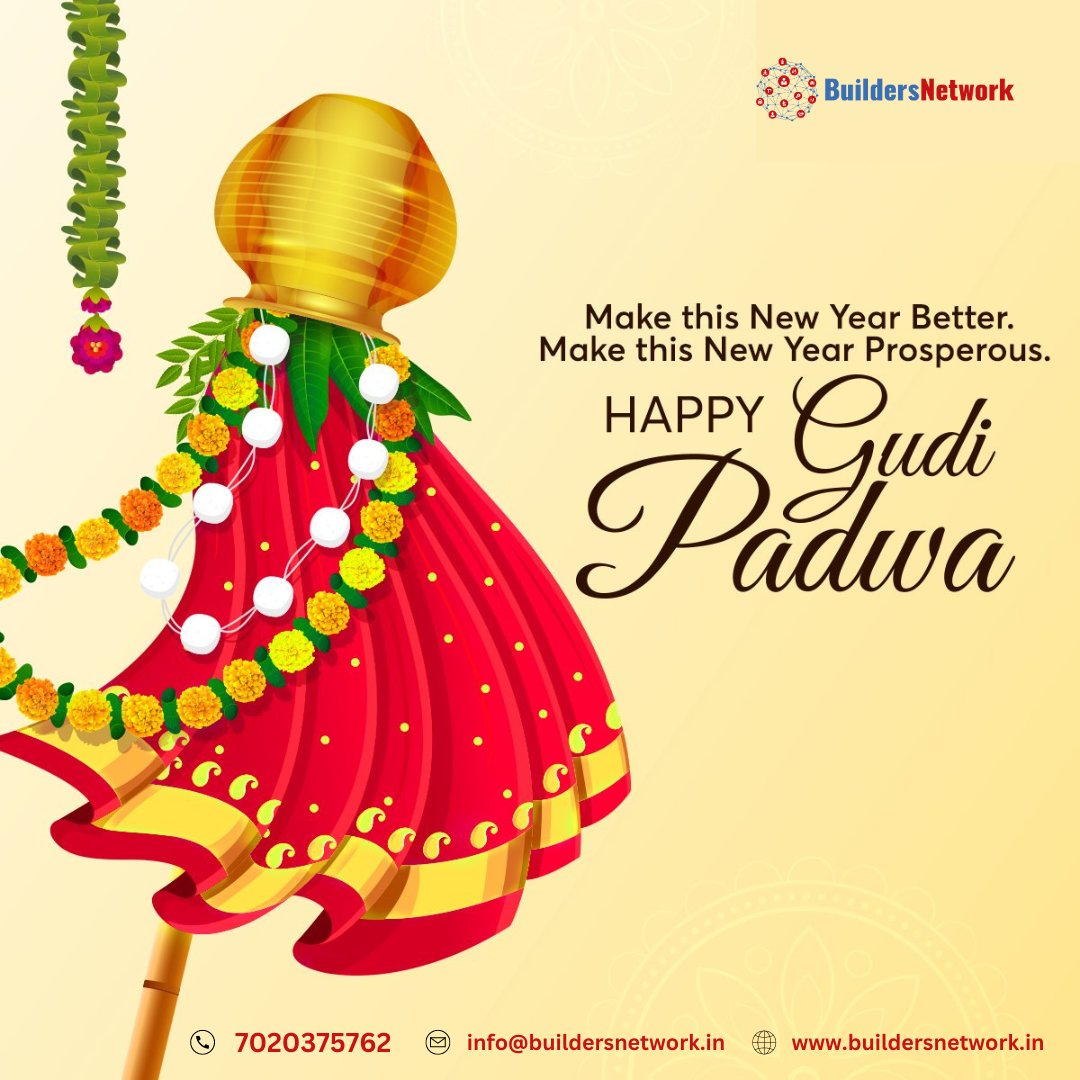 “Wishing you a harvest of happiness and a season of prosperity. Happy Gudi Padwa!”