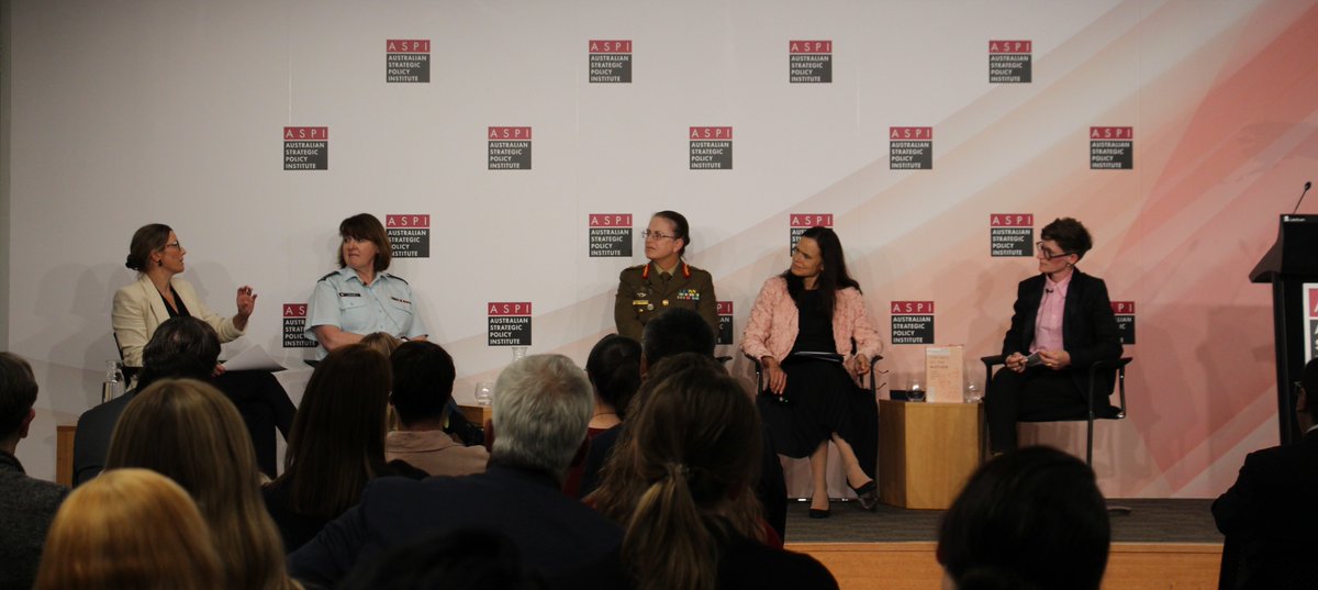 Strong messages on diversity, inclusion, leadership & the WPS agenda at tonight's event, 'A WPS Agenda Fit for Purpose in the Indo-Pacific'! Special thanks to @CanadianForces Vice Chief of Defence Staff LTGEN Frances Allen, @CPERSAustralia, @AusAmbGender, @EliseInTheWoods &…