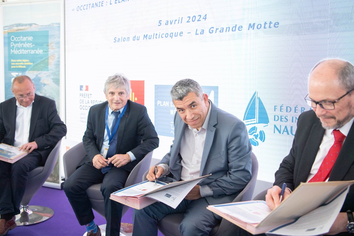 ecom_news's tweet photo. ⛵️ ✍️ 🛥 #Occitanie : Le 1er contrat de filière des industries nautiques est officiellement signé. Décryptage. https://t.co/KwpCjLRXac @PrefetOccitanie @Occitanie @fr_fin @DidierCodorniou @JBenabdillah #Economie #Entreprise #Industrie #Nautisme #salon #multihullshow https://t.co/UNGGnABNcC