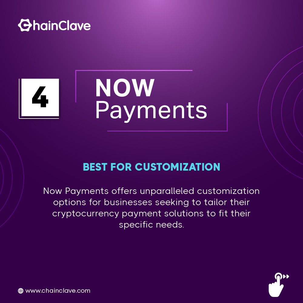 NOWPayments offers unparalleled customization options for businesses seeking to tailor their cryptocurrency payment solutions to fit their specific needs. 👉🏻NOWPayments:- nowpayments.io #Chainclave #Cryptocurrency #NOWPayments #cryptocurrency #crypto #Bitcoin