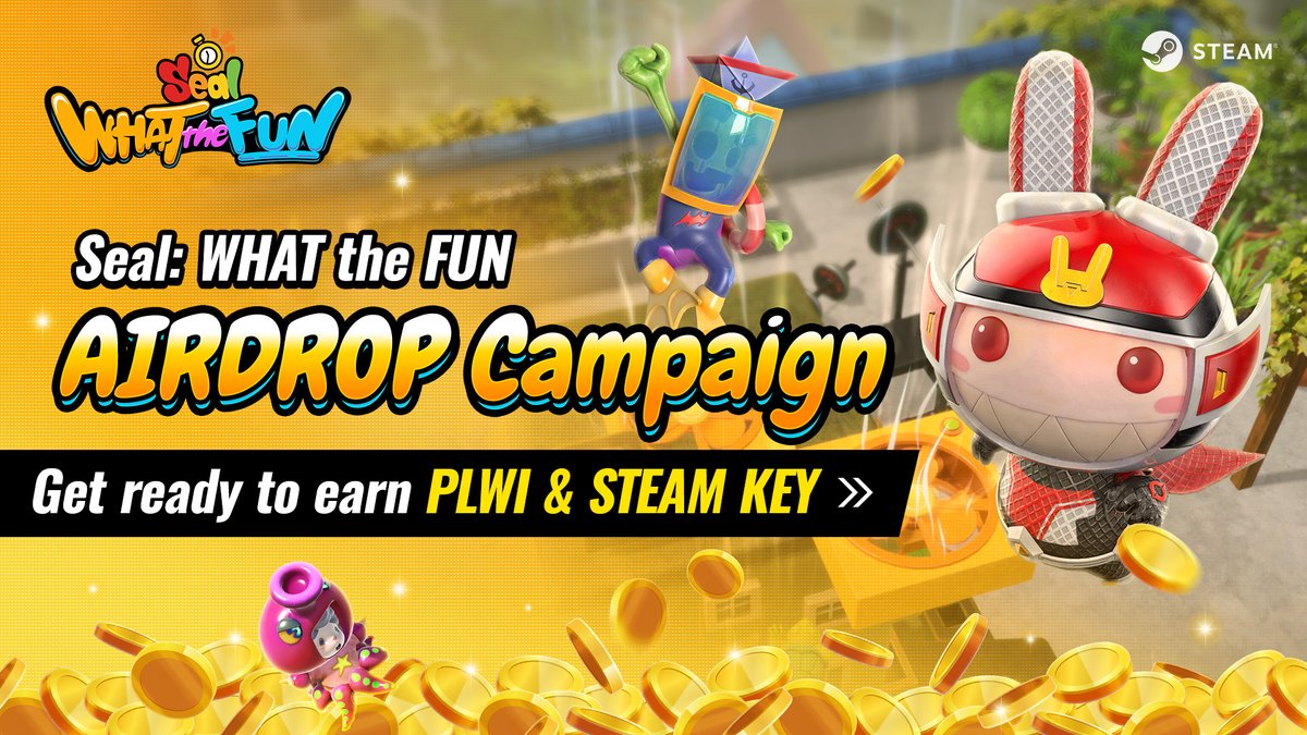 🎉PLWI x Seal: WHAT the FUN cross event! 

To celebrate the launch of the new game under Seal IP, we are hosting a cross-event! 

By participating and completing the missions, you'll have the chance to win awesome prizes! 
gleam.io/Mdone/seal-wha…

#Giveaway #sealwhatthefun