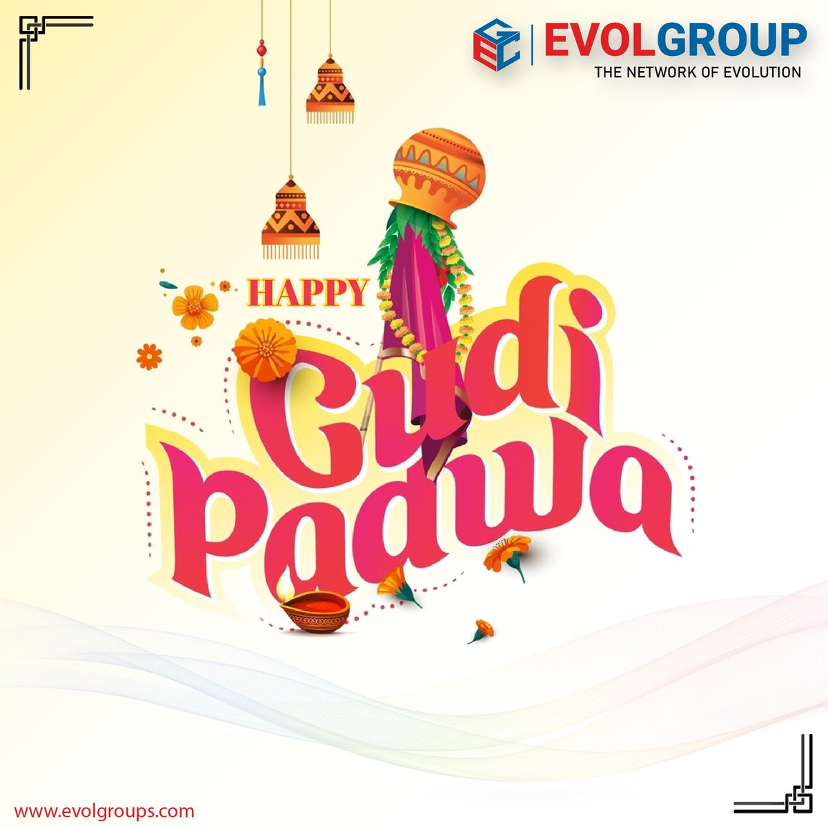 Step into the New Year with hope and joy!  Gudi Padwa brings with it new beginnings and countlespossibilities. May this auspicious festival fill your home with happiness, prosperity.
.
.
#happygudipadwa #evoltechnobitsdigital #evolgroup #gudipadwa2024 #JoyfulCelebrations