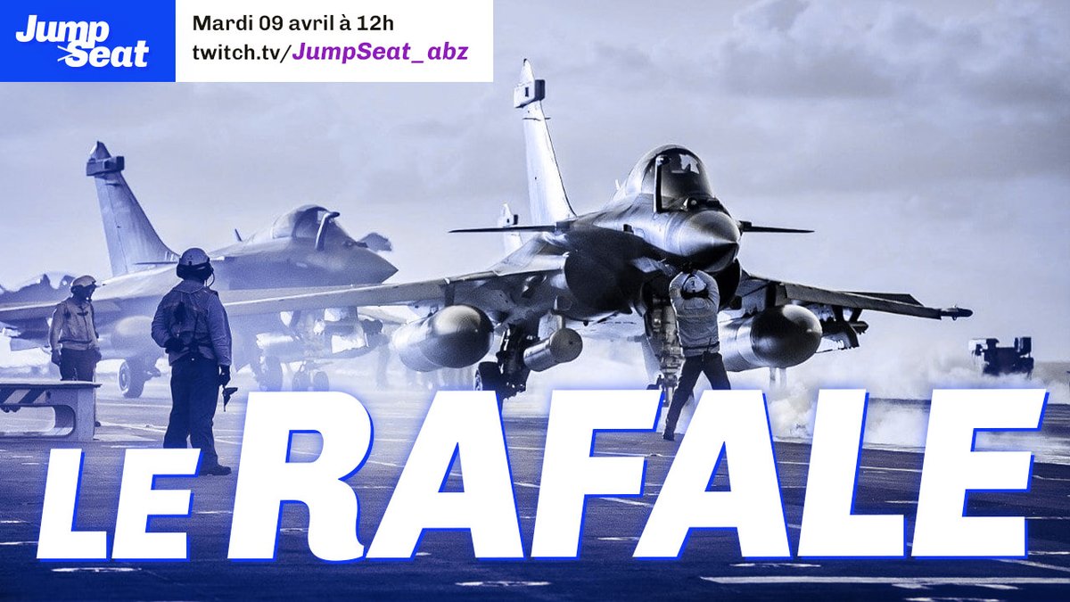 midi tapante, on parle RAFALE avec Francois Lemainque, expert avant projet chez Dassault ! twitch.tv/jumpseat_abz