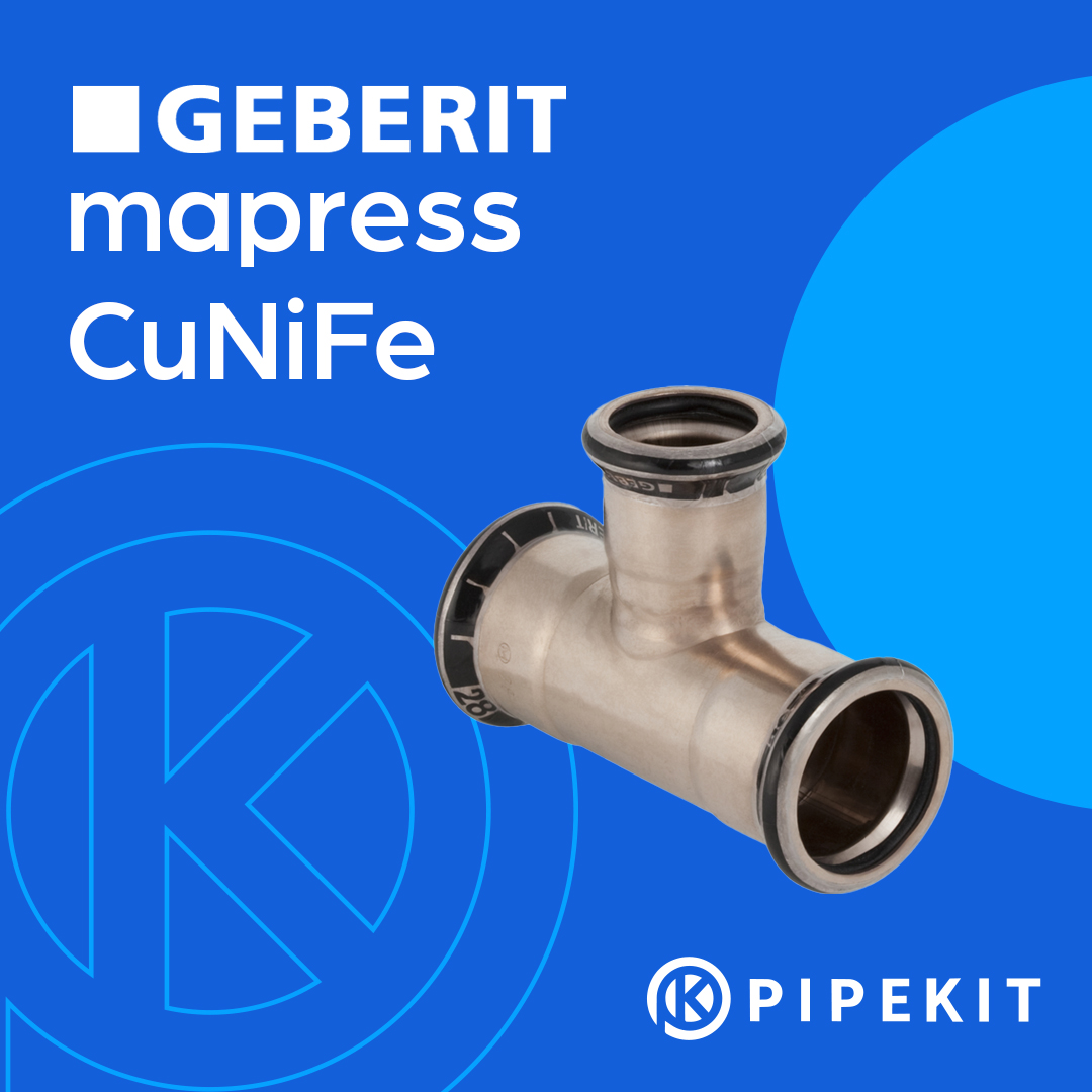 @pipekit sales team member Sarah Taft's product of the day is @geberit Mapress CuNiFe, CuNiFe is a seawater-resistant material making this ideal for the marine industry and shipbuilding. 💻Available to order online pipekit.co.uk/pressure-metal… #pipekit #geberit #CuNiFe #marine
