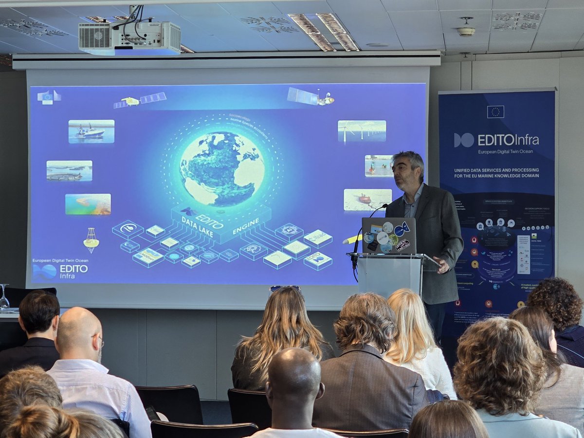 'With @edito_dto we are giving direct access to #ECOPS to all the main initiatives that collect ocean data in one single platform' - Alain Arnaud, Head of Digital Ocean Program at @MercatorOcean