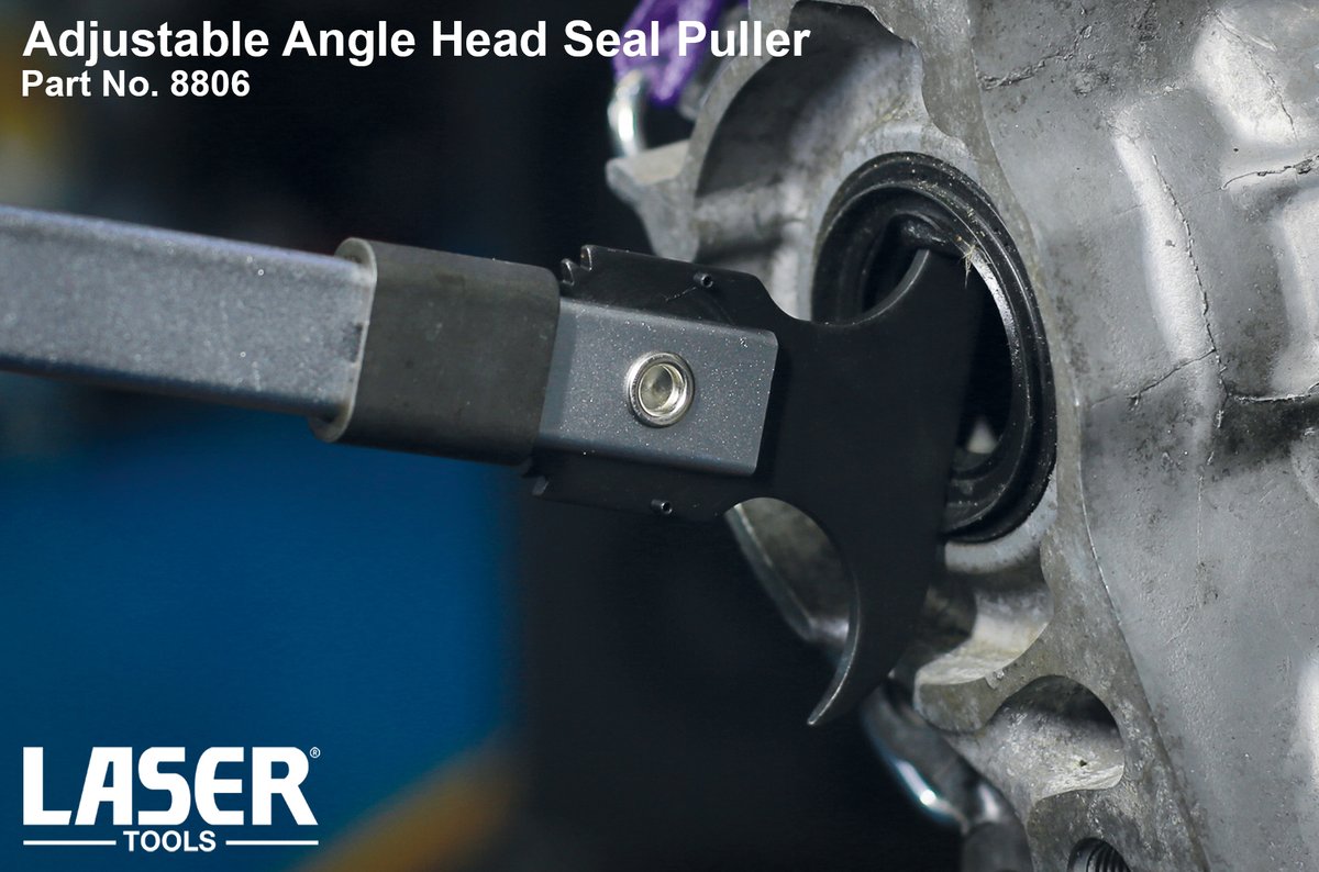 ⚠ Now Available: Brand new to the range is this adjustable angle head seal puller, suitable for removing rubber oil seals and ‘O’ rings from automotive components such as crankshafts and transmissions without causing damage to the seal. Available now; toolc.uk/8806
