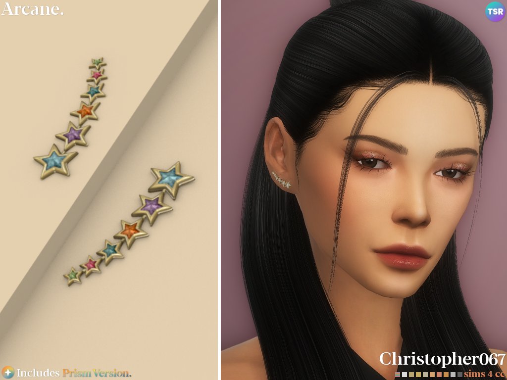Arcane jewelry set is out now @TheSimsResource 🌟

Grab these diamond-studded star pieces here:
bit.ly/arcanenecklace
bit.ly/arcaneearrings

I realllllly love how this set turned out so I hope you enjoy!! ☆

#sims #sims4 #sims4cc #s4cc #ts4cc #thesims #thesims4