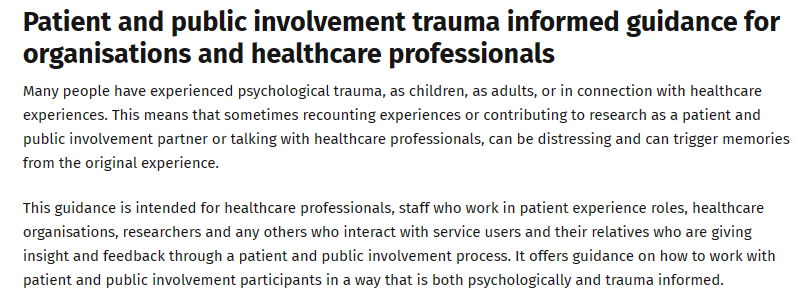 Hoping this will add a vital dimension to PPI work that is not always thought about. Here's why it's needed 👇