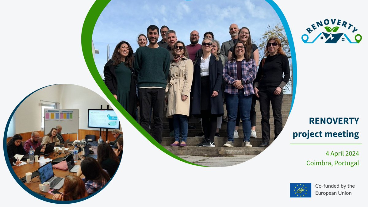 TEESlab (@tees_lab) on Twitter photo 🙌The 3rd <a href="/RENOVERTYLife/">RENOVERTY Project</a> project meeting is a wrap!
💬⚡The #RENOVERTY team gathered last week in Coimbra to discuss the progress of our activities & next steps in the development of #energyefficiency renovation roadmaps.
🙏Stay tuned for more outcomes, events & collaborations! 🙌The 3rd <a href="/RENOVERTYLife/">RENOVERTY Project</a> project meeting is a wrap!
💬⚡The #RENOVERTY team gathered last week in Coimbra to discuss the progress of our activities & next steps in the development of #energyefficiency renovation roadmaps.
🙏Stay tuned for more outcomes, events & collaborations!