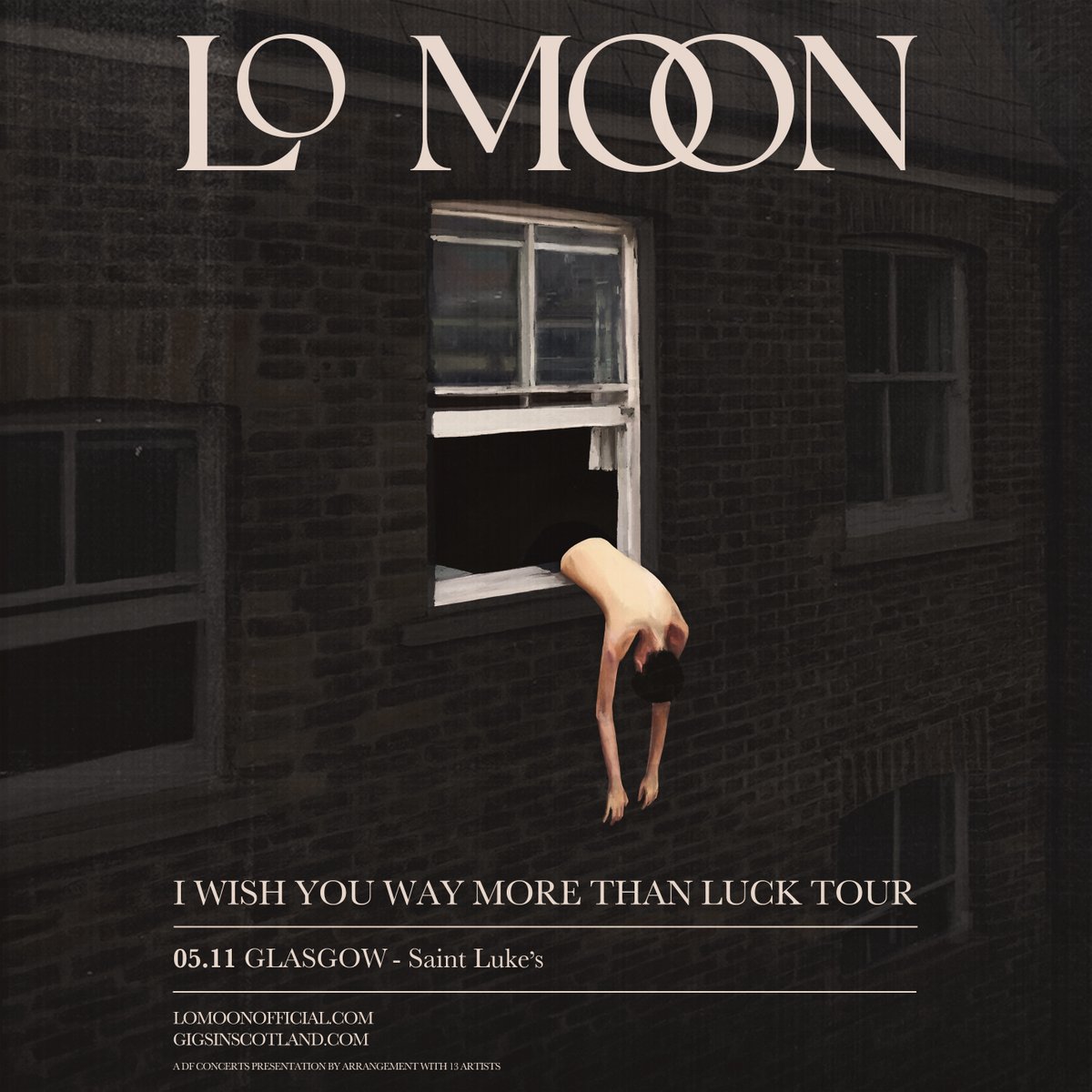 ON SALE NOW 🎟️» @lomoon I Wish You Way More Than Luck Tour @stlukesglasgow | 5th November 2024 TICKETS ⇾ gigss.co/lo-moon