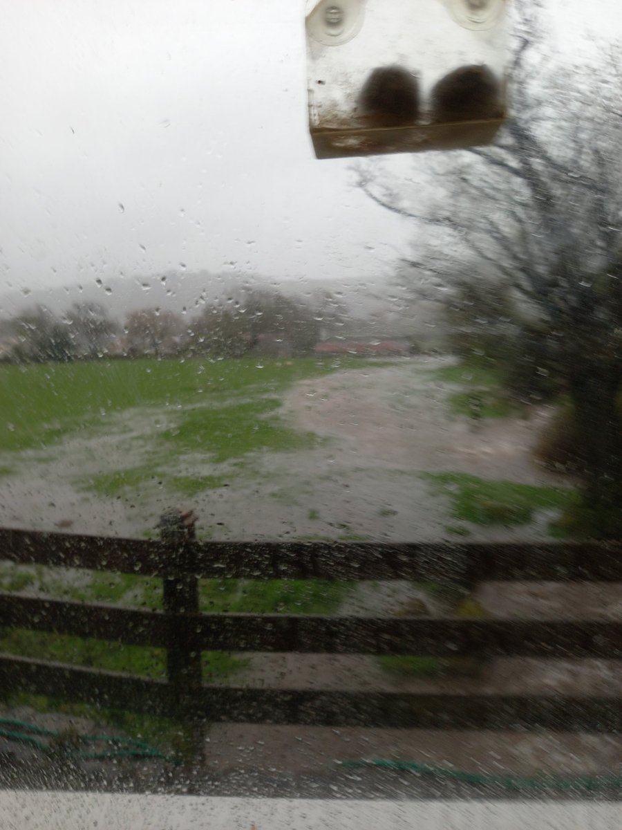 The rain is relentless in the Conwy Valley today.