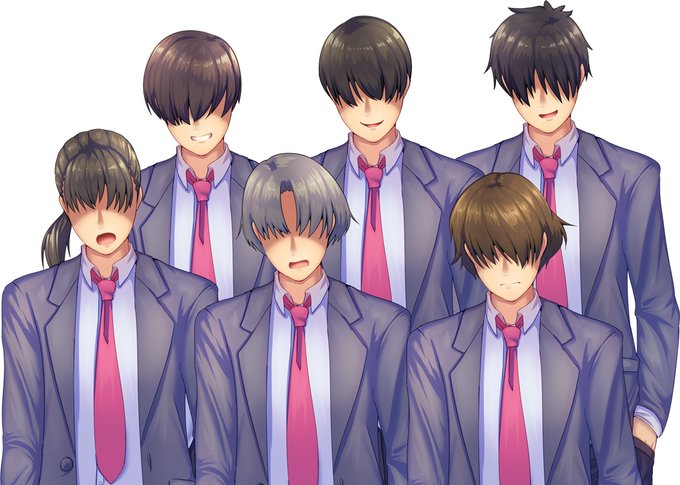 男モブできた!
色々あって若干バリエーション追加。 