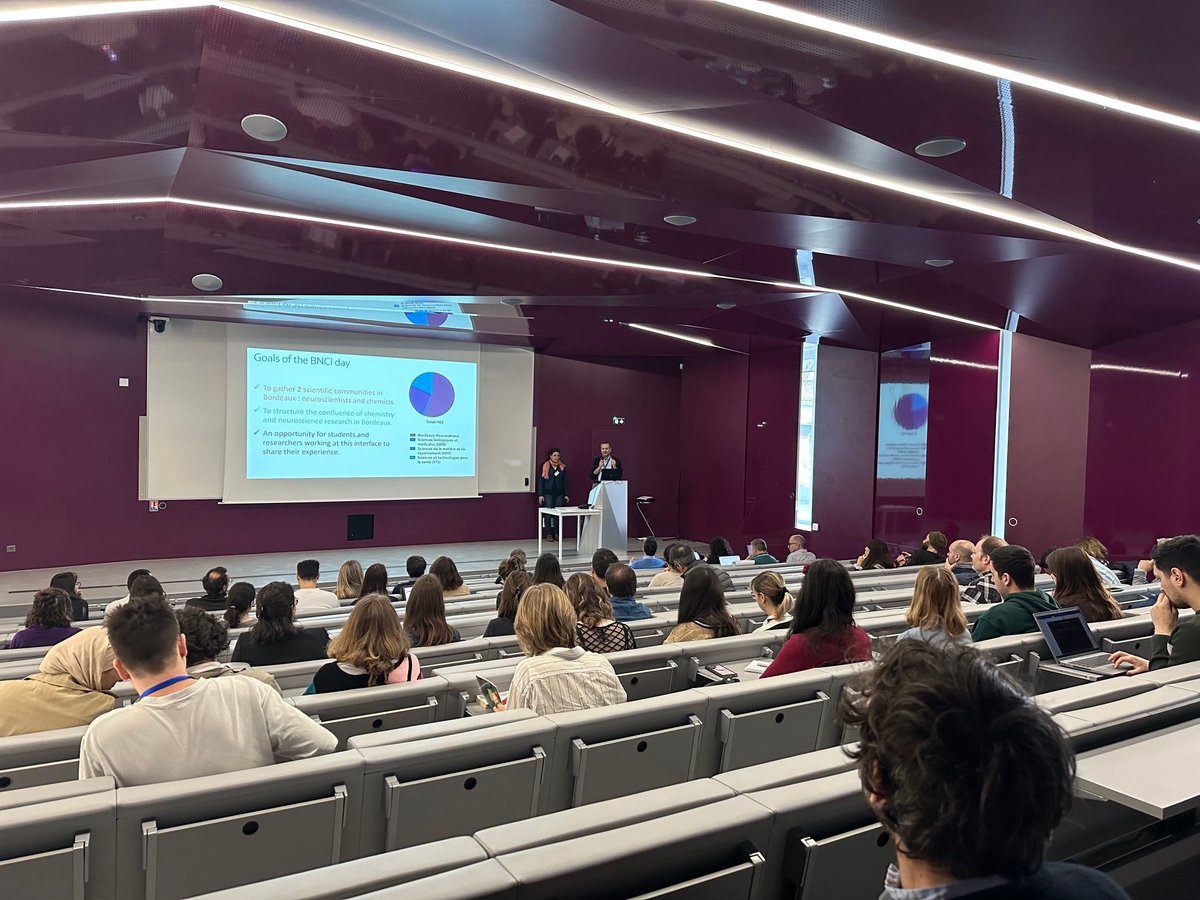 📢#Event | Take part in the Chemistrey Interday #BNCI and listen to presentations on #chemistry by Silvia Sposini, Natacha Retailleau, Manon Darribère, Olivier Thoumine and @CH3W13🧪 📍Centre Broca ➡️bordeaux-neurocampus.fr/event/bnci-day… @Neuro_Bordeaux @NCMagendie @BordeauxINP @univbordeaux