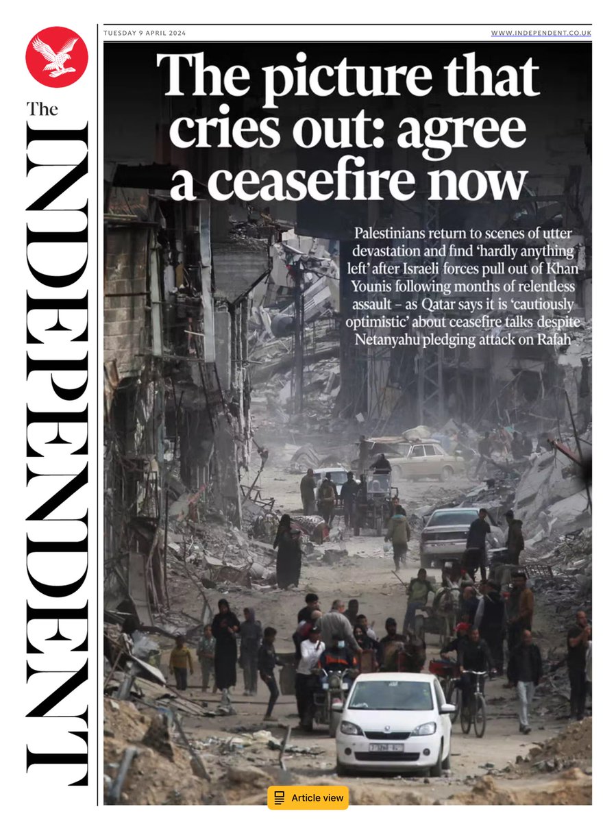 The Independent. The only newspaper whose name is an oxymoron.