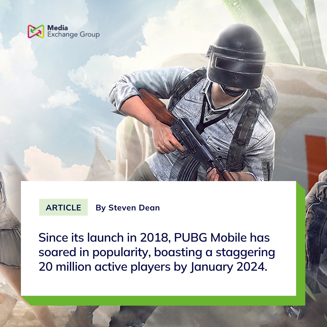 PUBG Mobile has 20M active players! 🎮 Tap into this massive audience with Media Exchange Group! Book a demo today: mediaexchange.group/book-demo🚀 

#AdTech #PUBGMobile #Esports #MediaExchangeGroup