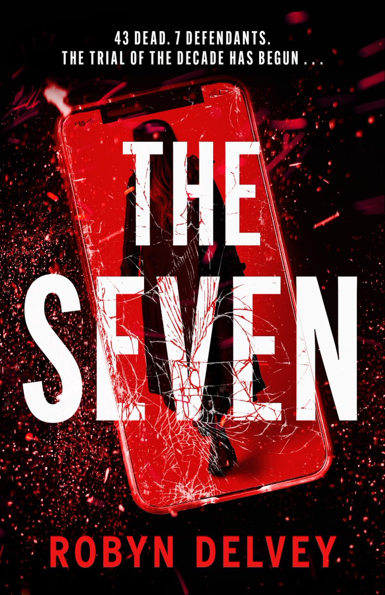 I am SO excited to share the stunning cover of my new thriller #TheSeven, designed by the supremely talented @danmog. Thanks to Dan, @_victoriahaslam and @AmazonPub for producing such a beauty. Available for pre-order now! 👇linktr.ee/Robyn_Delvey