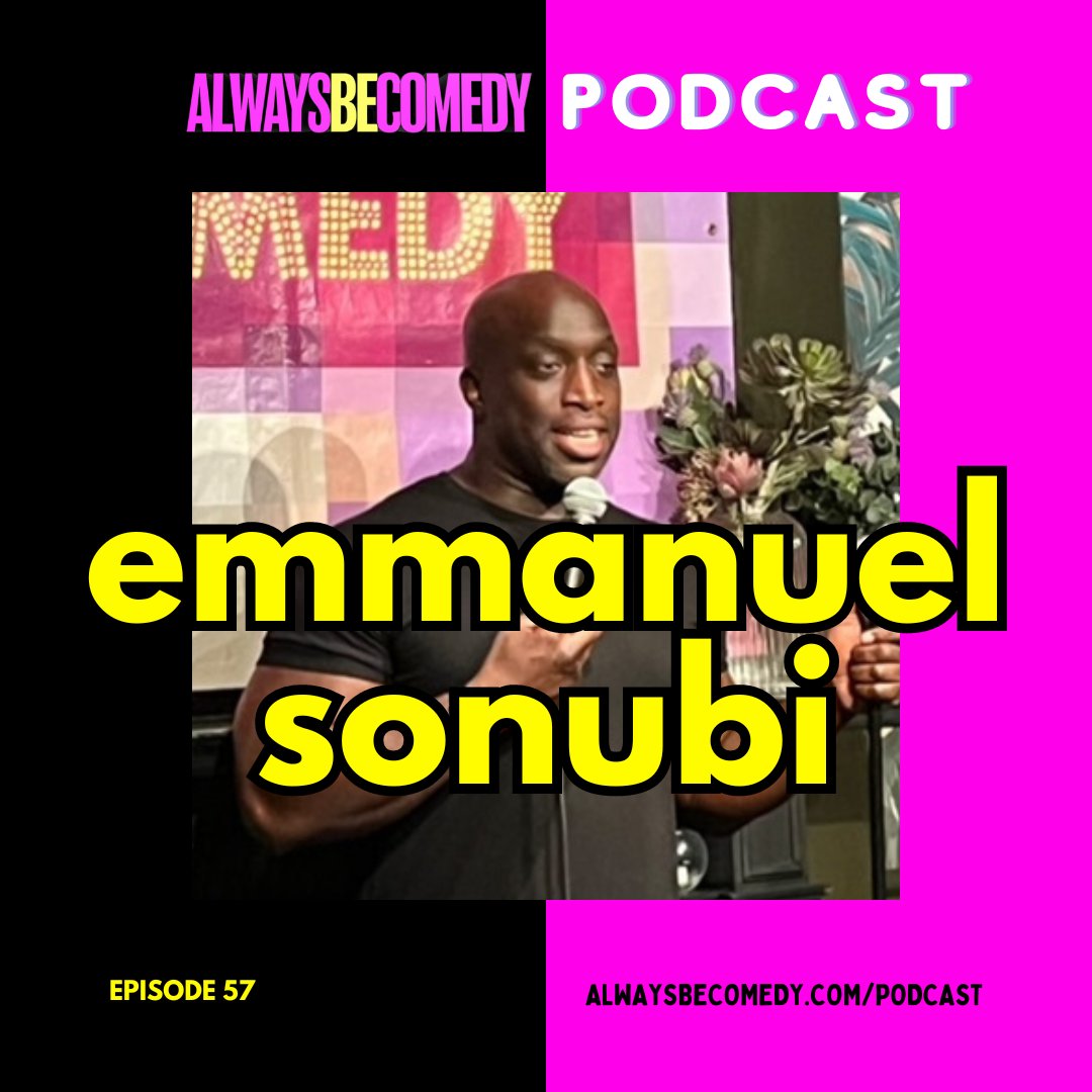 Happy Emmanuel Sonubi on the Always Be Comedy podcast day! We chat the bouncer years, comedy going wrong, the voicenotes where you think you've completed comedy (only to be proved wrong...) and Emmanuel's new tour. Available everywhere you get podcasts: alwaysbecomedy.com/podcast