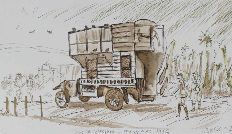 #mobilepigeonloft #messines  #carrierpigeon 
>signed ORIGINAL direct from the Artist, when it's gone it's gone!
>From a British artist who has exhibited at the Royal Academy  in London!
#ww1 #Somme  #ypres  #illustration  #poppies #illustrationart ebay.co.uk/itm/3641265927…