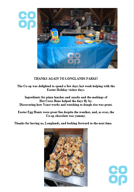 Member Pioneer Dee for our Bromyard area, she has been super busy over the Easter Holidays, with Coop and the help of volunteers Dee has been keeping busy to say the least! Take a look at some of the amazing things Dee/Coop colleague's have been up too! 📣💙👏🌟👀