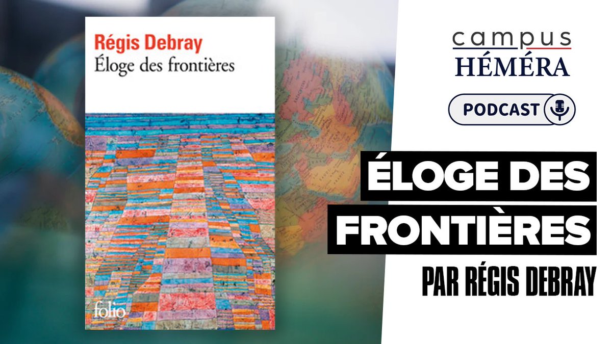 🎙️ Dans cet essai, R. Debray explique pourquoi la frontière est porteuse d’harmonie sociale et de liberté. Il montre combien cette notion est au coeur des grands récits religieux et antiques, symbolisant la constitution d’une population en peuple. ➡️ campushemera.fr/#scoop