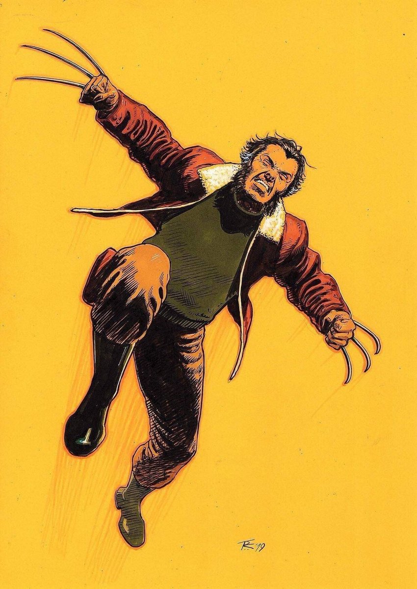 Some days you just have to take a leap…#Wolverine by Thomas Foster