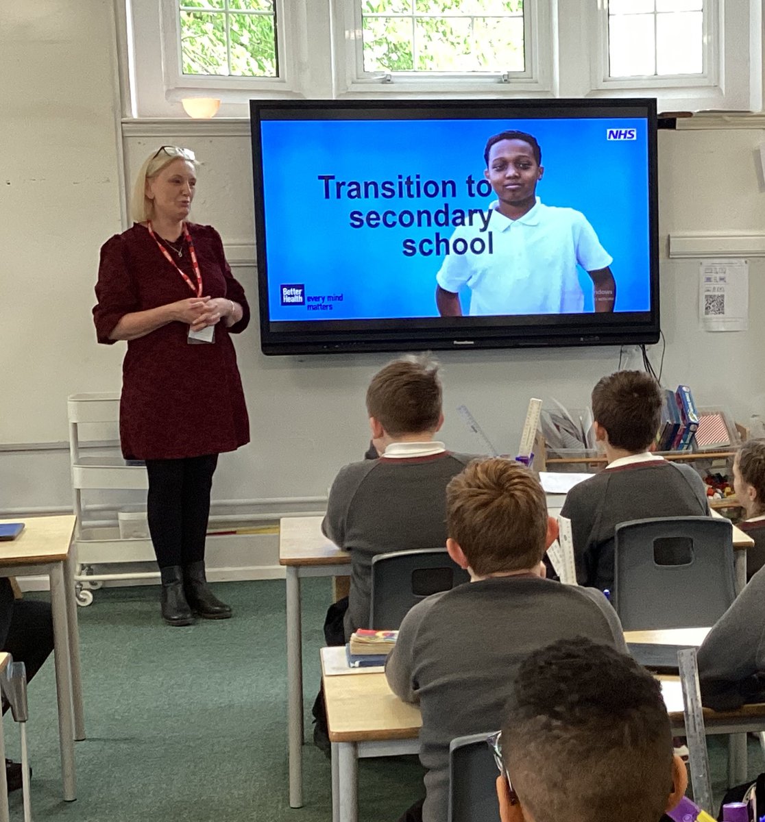 Thank you to the school nursing service staff who spoke to Year 6 about the support currently available and the support that will be available when the children start at high school. @WyeValleyNHS